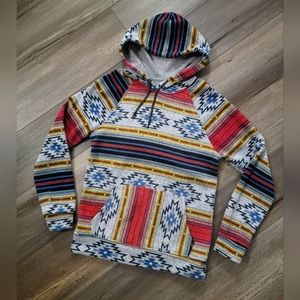 EUC Small Tribal Print Hoodie. Super soft!